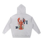 Snow Wash Fleece Oversize Hoodie